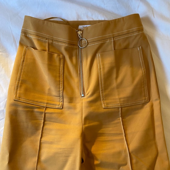 C/MEO COLLECTIVE Zip Fly Boot Cut Tan Pant - Picture 5 of 6